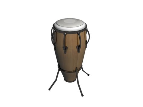 Candombe drum 3d model 3dsMax files free download - CadNav