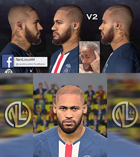 PES 2017 Neymar Jr “Bald” (Latest Hairstyle) by Nanilincol44