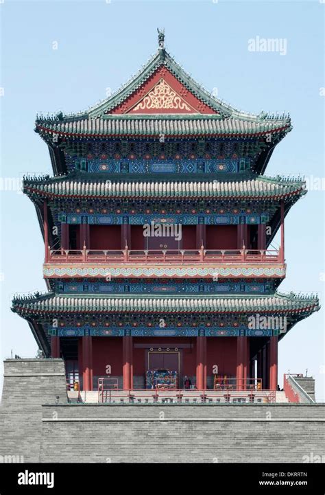 traditional building at the city gate of Beijing (China Stock Photo - Alamy