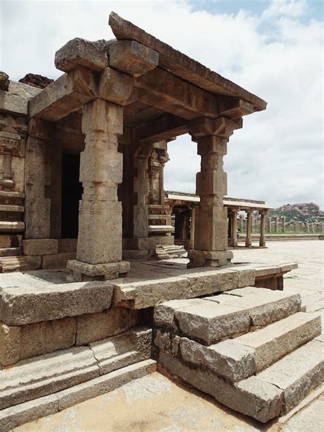 Entrance to One of the Ancient Buildings of the Vitthala Temple Complex ...