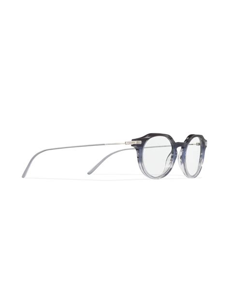 Prada Eyewear Round Frame Tinted Glasses - Farfetch