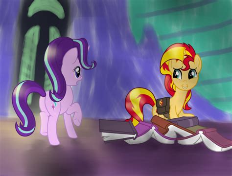 Starlight and Sunset by StarlightGlummer / Sunset Shimmer (Сансет ...