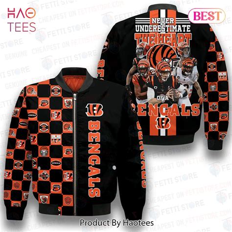 NEW Cincinnati Bengals NFL 2023 Unisex AOP Bomber Jacket