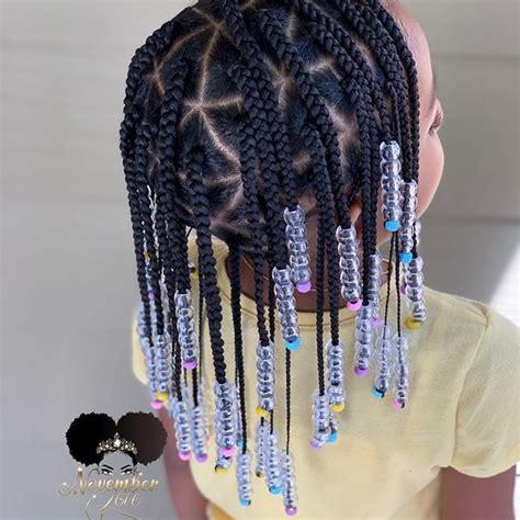 50 Kids Braids with Beads Hairstyles | Black Beauty Bombshells | Hair styles, Kids hairstyles ...