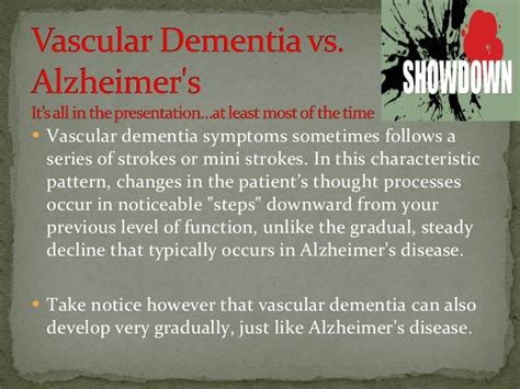 vascular dementia symptoms