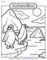 Antarctica Map Worksheet Worksheets Coloring Flag Blank Preschool Color  sketch template