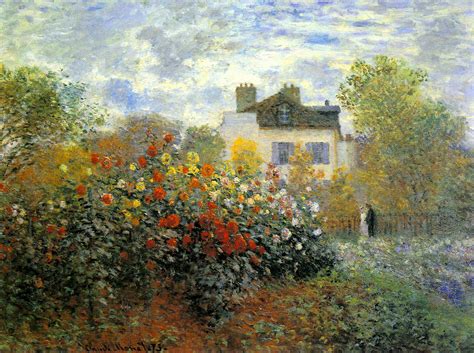 The Garden of Monet at Argenteuil - Claude Monet - WikiArt.org ...