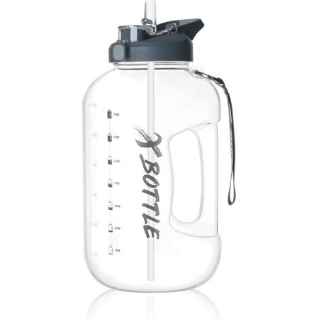 1 Gallon Water Bottle with Straw & Chug lid（Optional）, BPA Free Di hwa ...