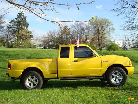 2002 Chrome Yellow Ford Ranger Edge SuperCab 4x4 #7735116 Photo #5 | GTCarLot.com - Car Color ...