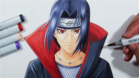 How To Draw Itachi Uchiha - Step By Step Tutorial! mới nhất 2023 - Vẽ.vn