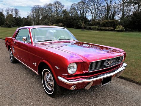 Stunning 1966 Metallic Red Mustang Photograph by Gill Billington - Pixels