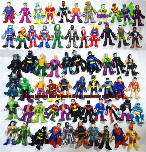 Lot of 5 PICS Imaginext Random Select DC Super Hero Loose Action Figure ...