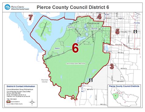 Council District Maps | Pierce County, WA - Official Website