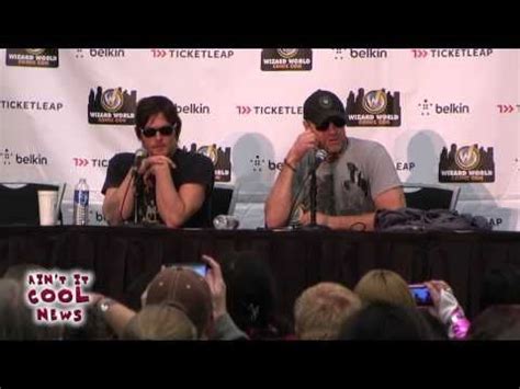 The Walking Dead Q&A with Norman Reedus and Michael Rooker | Michael ...