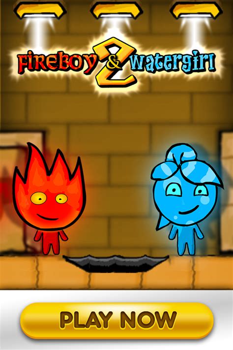 Fireboy and Watergirl 2 | Fireboy and watergirl, Temple of light, Two ...