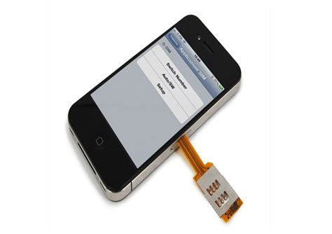 Dual SIM Adapter For iPhone 4 Gives You Two Phone Lines - REALITYPOD