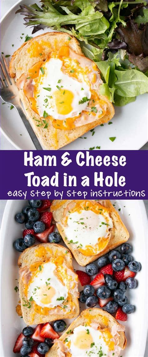 Crispy Ham and Cheese Toad in a Hole