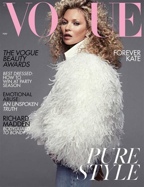 Kate Moss is the Cover Star of British Vogue May 2019 Issue