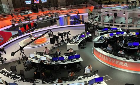 Al Jazeera English Newsroom Studio Gallery