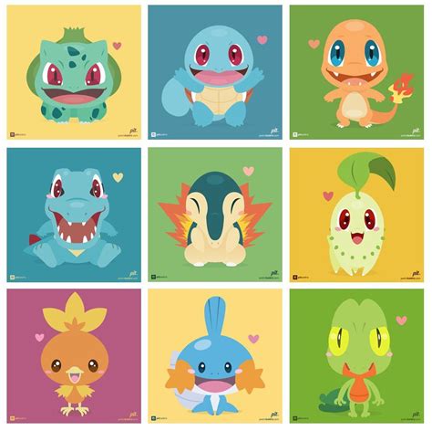 Pokemon Starters, Catch Em All, Kawaii Wallpaper, Pokemon Art, Digimon ...