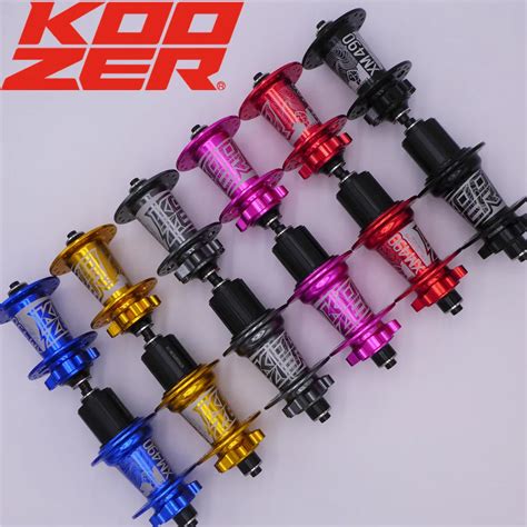 KOOZER XM490 MTB Mountain Bike 6 Bolt Disc Hubs Front Rear Hub 100*9/15 ...