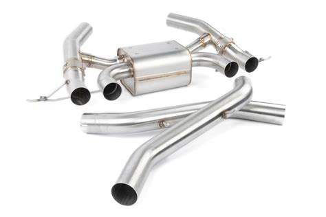 Dinan D660-0100-BLK Dinan Valved Axle-Back Exhaust - 2023-2024 BMW M2