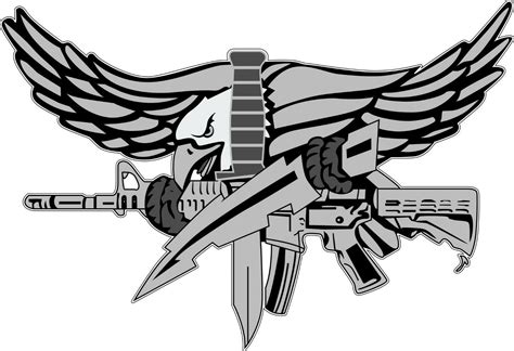 Police Swat Eagle Exterior Window/Hardhat Decal - Regular or Blackout ...