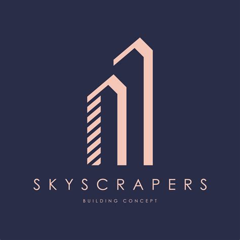 Skyscraper Logo Design Concept Vector 7744519 Vector Art at Vecteezy