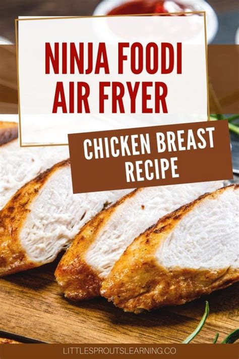 Ninja Foodi Air Fryer Chicken Breast-Little Sprouts Learning