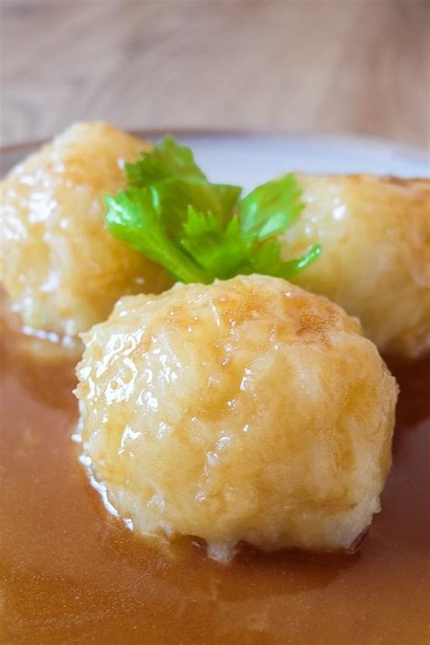 German Potato Dumplings (Kartoffelklöße) - Recipes From Europe