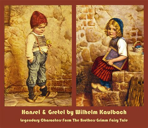 Hansel and Gretel Brothers Grimm Digital Art by Wilhelm Kaulbach - Pixels