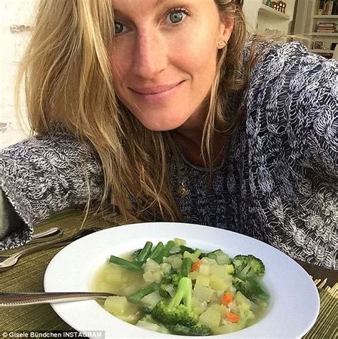 Gisele Bundchen shows off vegetable soup meal made from 'leftovers' using 'mom's recipe' | Daily ...