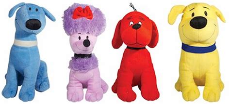 Buy Clifford the Big Red Dog - Set of 4 Plush - Includes Clifford, Cleo, Mac, and T-, Averaging ...