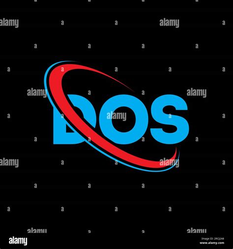 DOS logo. DOS letter. DOS letter logo design. Initials DOS logo linked ...