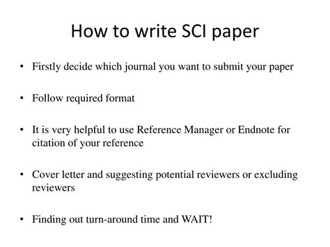 PPT - My View Points on SCI papers and Review Process PowerPoint Presentation - ID:5359677