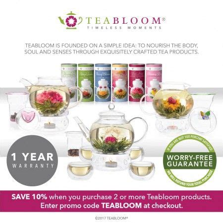 Blooming Tea Set | Complete Blooming Tea Gift Set | Teabloom Tea Gift Sets, Tea Gifts, Glass Tea ...