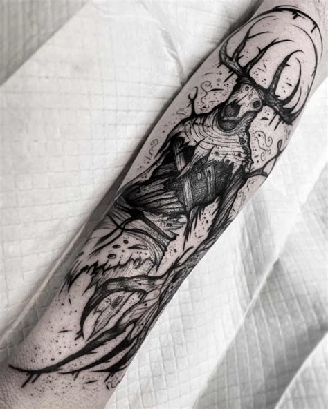 70+ Wendigo Tattoos: Origins, Meanings & Tattoo Designs