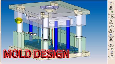 CIMATRON E MOLD DESIGN Part 6 - TRAINING - YouTube