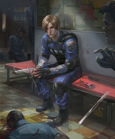 Resident Evil 2 Leon, 蕭 伯同 | Resident evil leon, Resident evil game ...