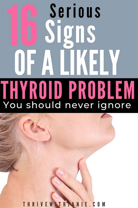 16 Signs Of A Thyroid Hormonal Imbalance You Should Never Ignore - Thrive With Janie