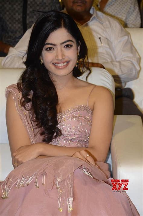 Actress Rashmika Mandanna Stills From Geetha Govindam Movie Audio Launch - Social News XYZ