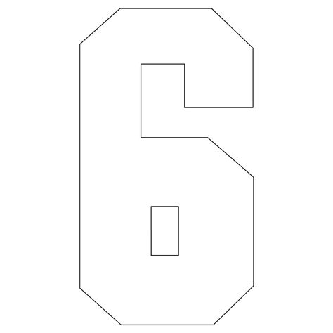 Block Letter Font Numbers