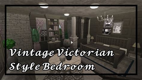 Roblox Bloxburg | Vintage Victorian Style Bedroom Tour - Zxliq - - YouTube