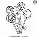Rainbow Candy Coloring Pages For Kids sketch template