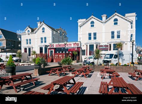 England Devon Paignton Esplanade Road pubs and bars Stock Photo: 61642976 - Alamy