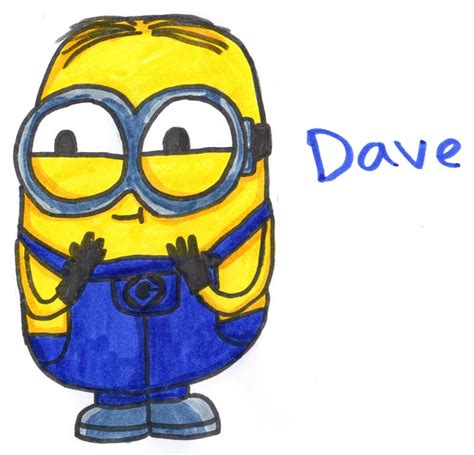 Minion Dave Drawing | Free download on ClipArtMag