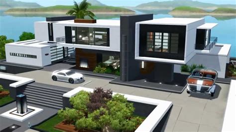 The Sims 3 Modern Minimalist Luxury House Design | Modern Design