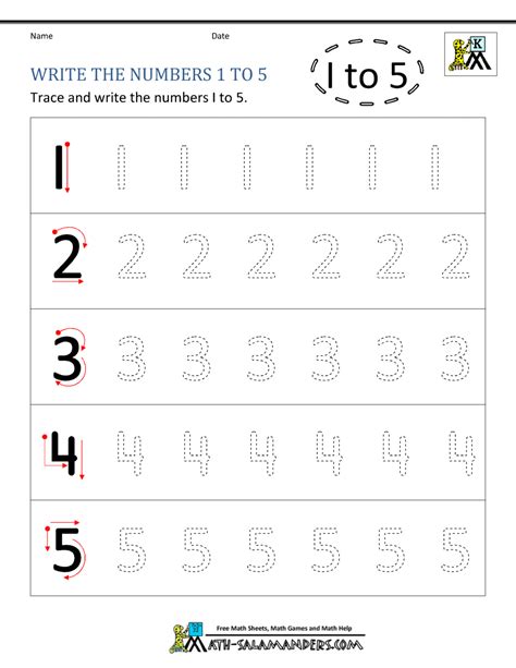 18+ Preschool Worksheets On Numbers Images