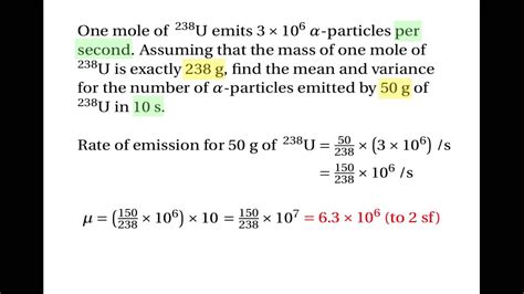 Poisson Distribution: Mean & Variance - YouTube