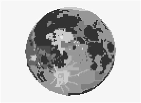 Pixel Moon, Digital, Artwork - Art Transparent PNG - 528x522 - Free ...